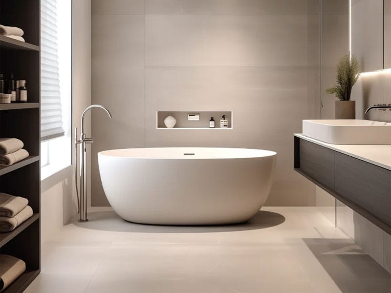 Waterproof bathroom backer board